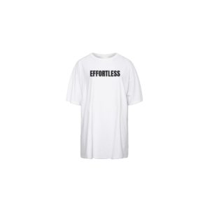 Classic Effortless Black Text Tshirt