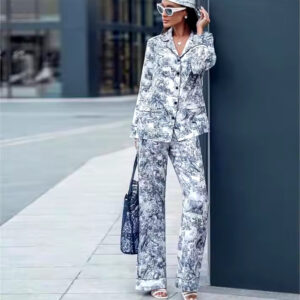 Blue Print Pant Co-ords